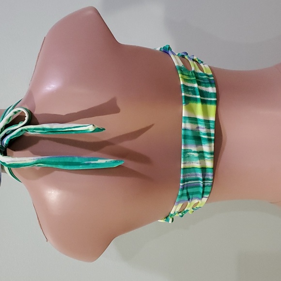 🤑FOR BUNDLES ONLY 🤑 AERIE HALTER SWIM TOP - Picture 4 of 7